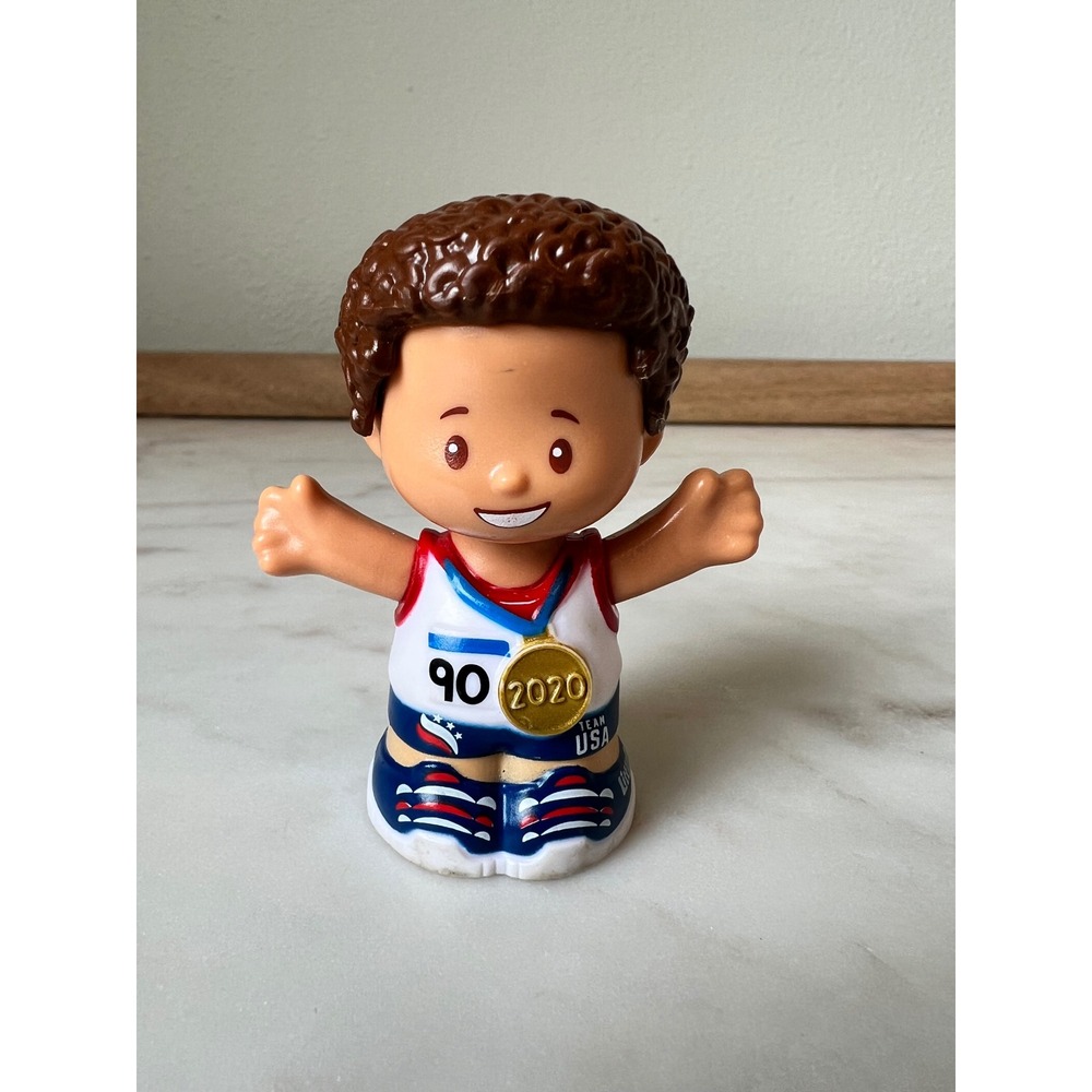 Gold Medal Winner Track Field Fisher-Price Figure Little People